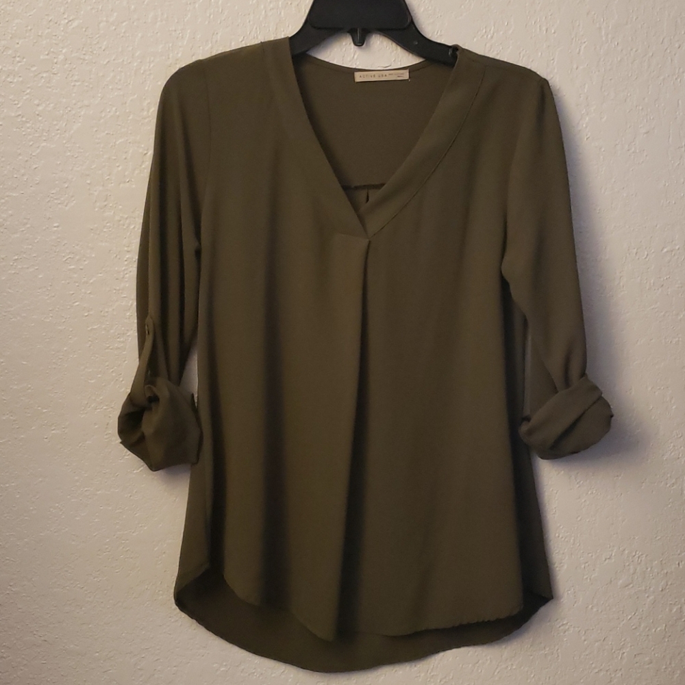 Olive Green Top